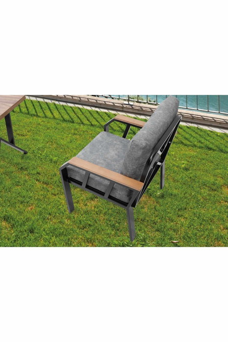 Hanah Home Nergiz 2+1+1 - Gris, Gris Oscuro Hanah Home Nergiz 2+1+1 - Gris, Gris Oscuro